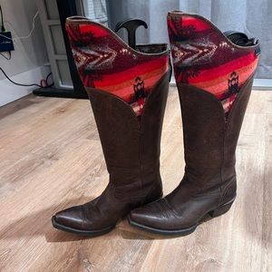Ariat Boots with Pendleton wool